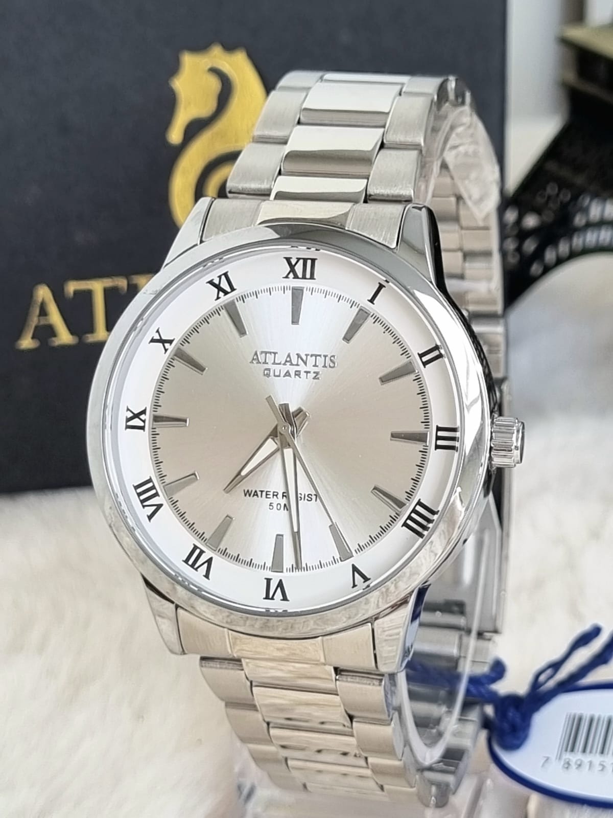 Relógio Feminino Prata Altantis G2003P