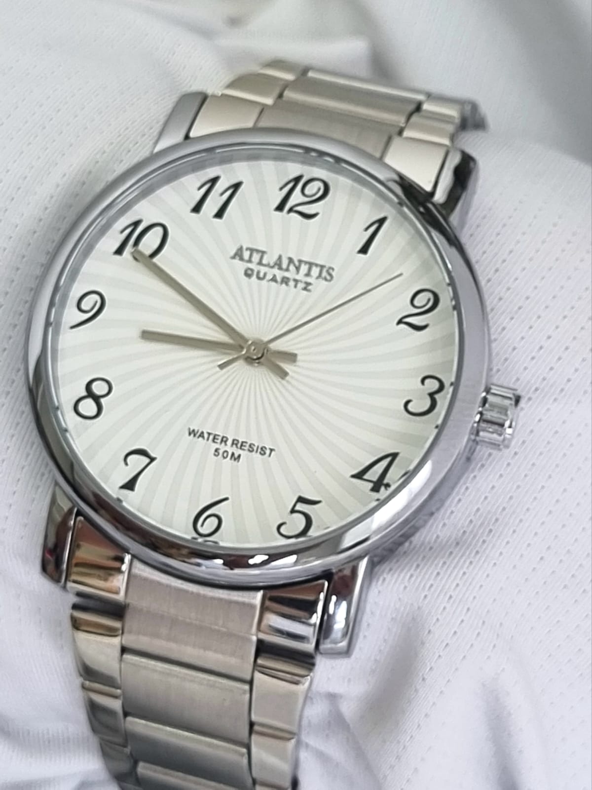 Relógio Feminino Prata Altantis G2004P