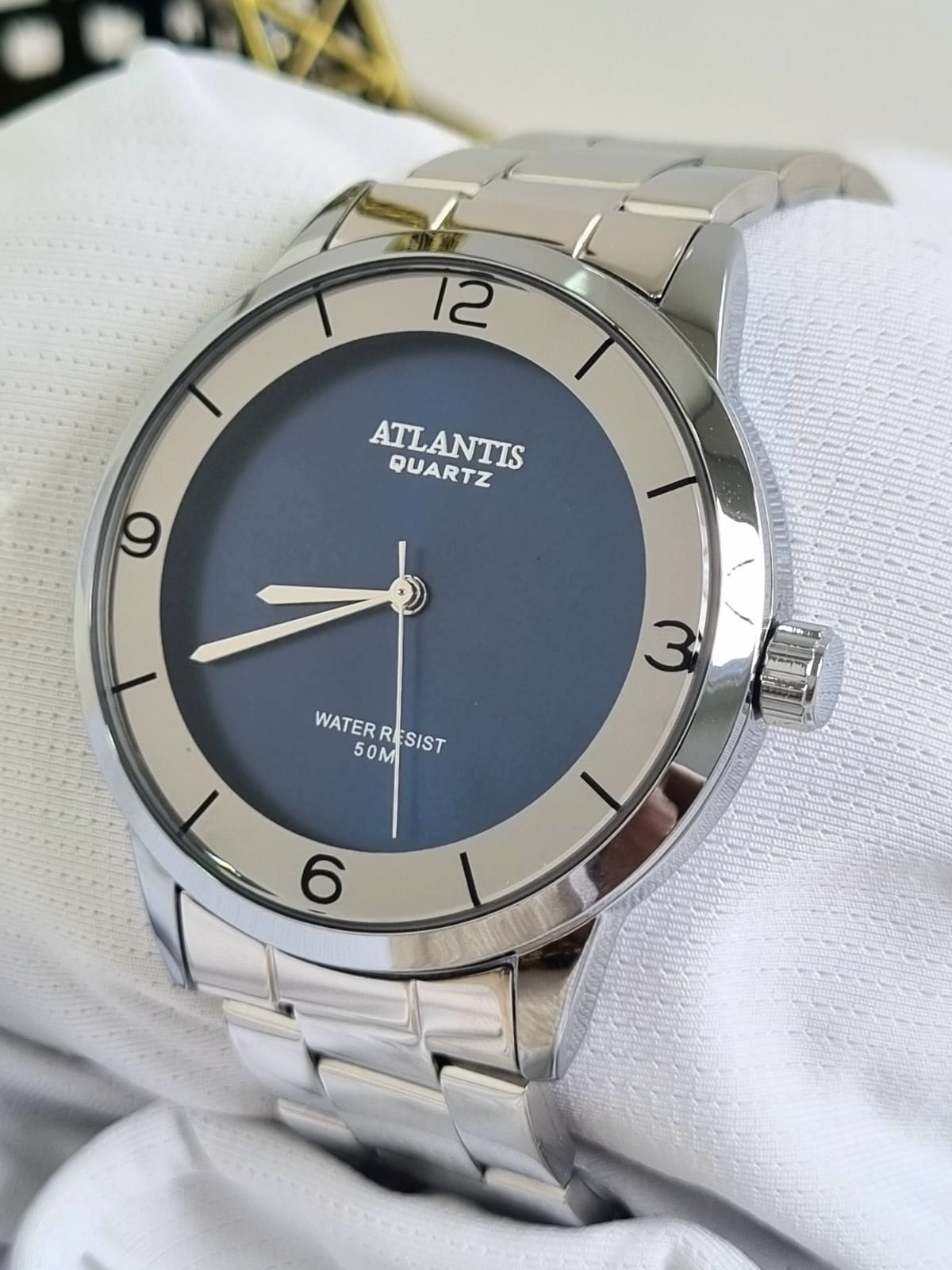Relógio Feminino Prata Altantis G3508A