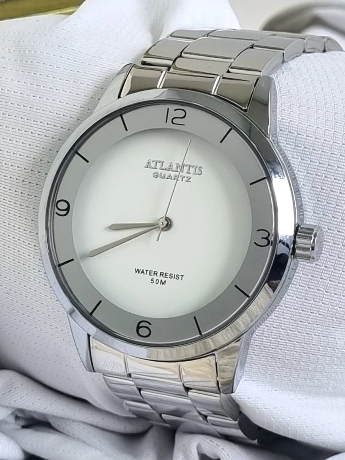 Relógio Feminino Prata Altantis G3508P