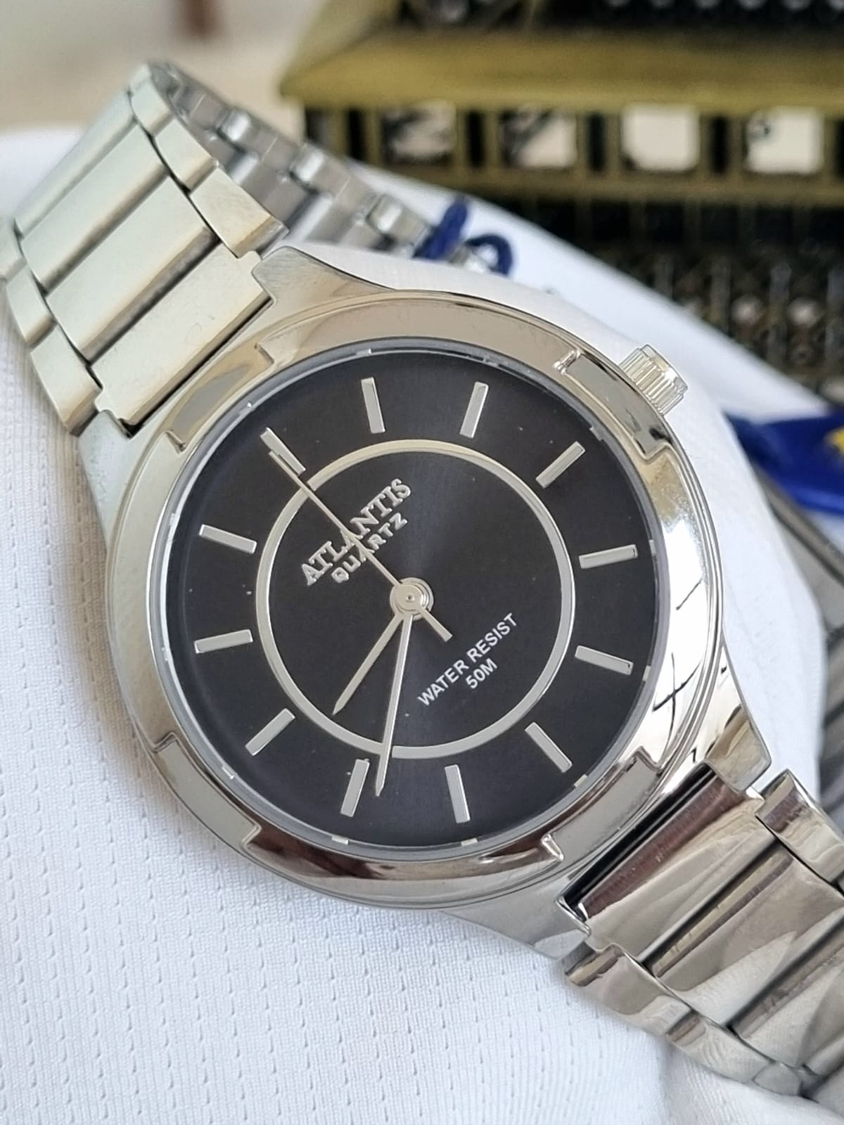 Relógio Feminino Prata Atlantis W3171PP