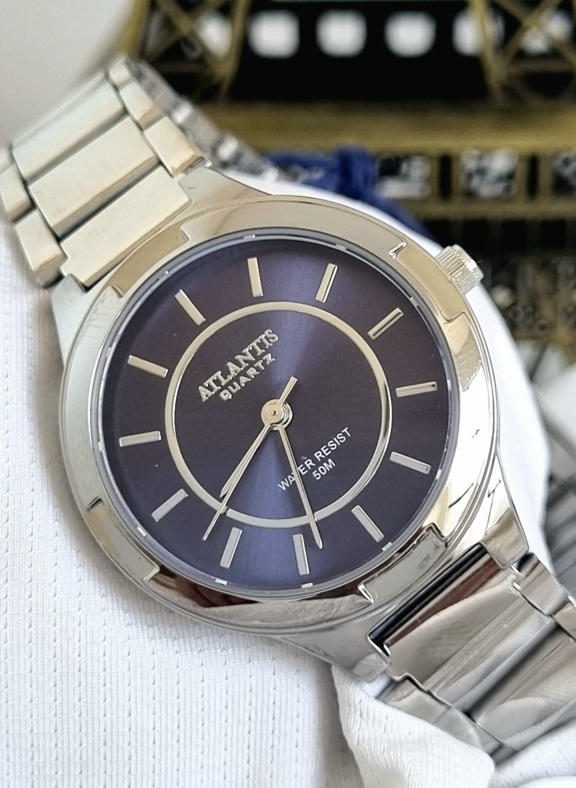 Relógio Feminino Prata Atlantis W3171PPA