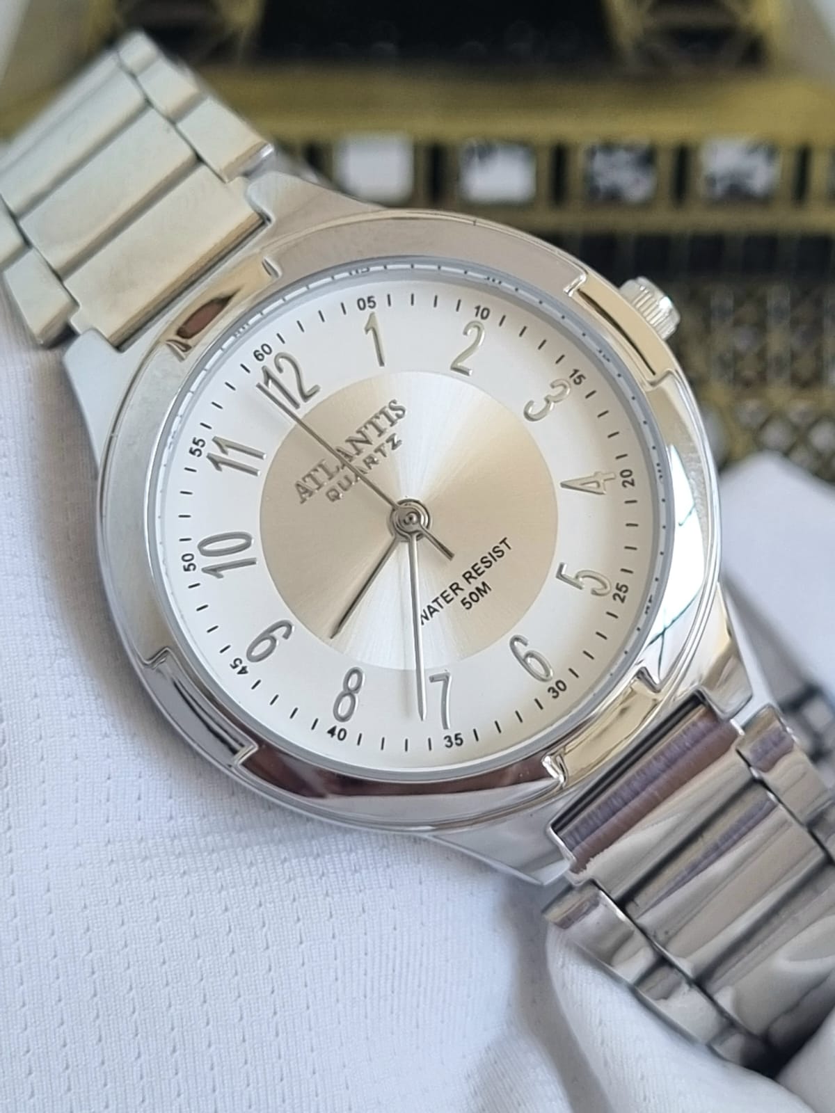 Relógio Feminino Prata Atlantis W3171PPN