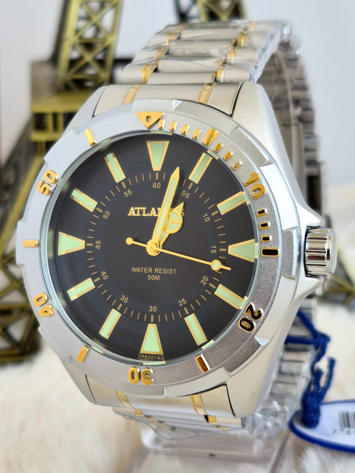 Relógio Masculino Atlantis Prata A34824