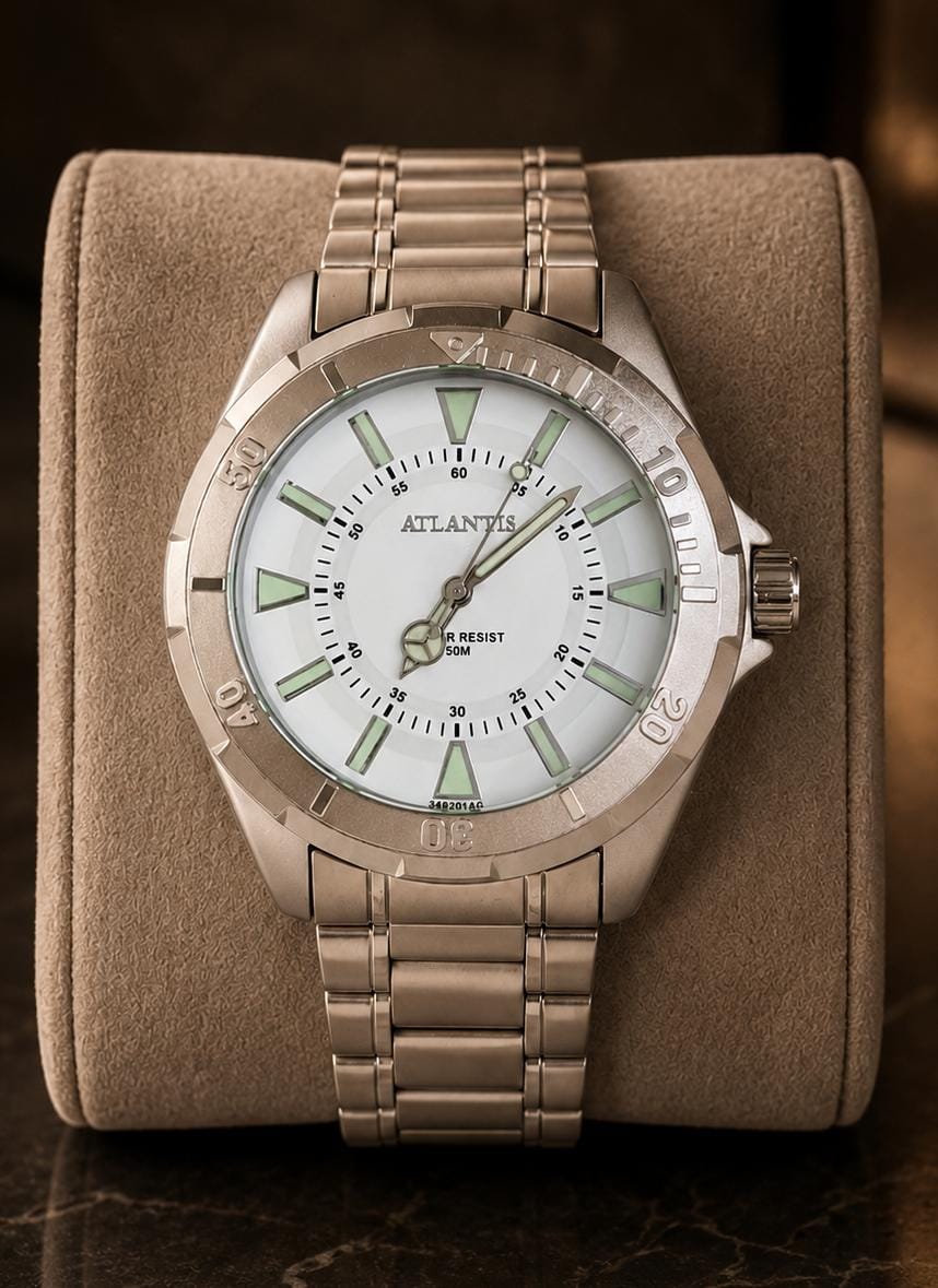 Relógio Masculino Atlantis Prata A3482PB