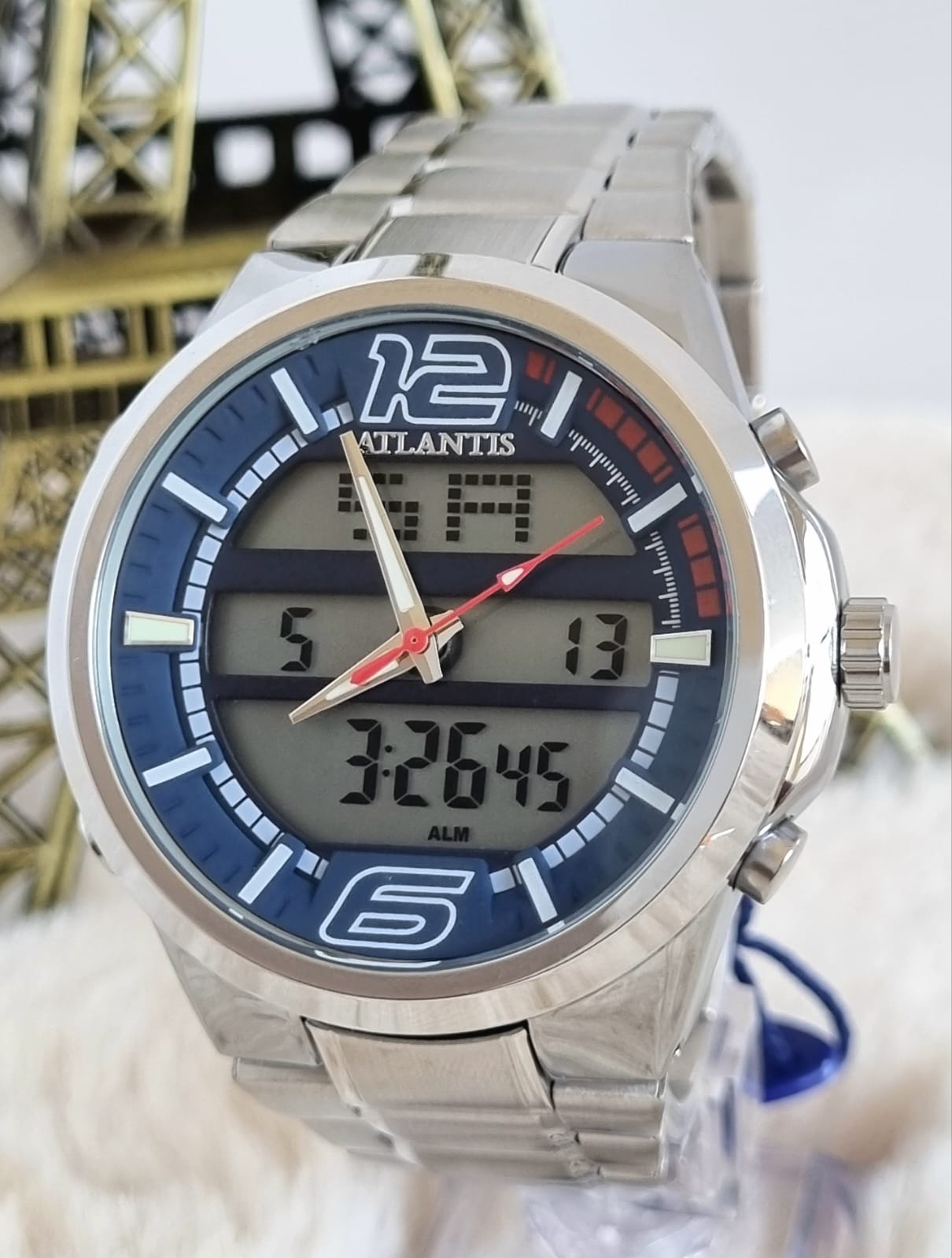 Relógio Masculino Atlantis Prata A8036V2