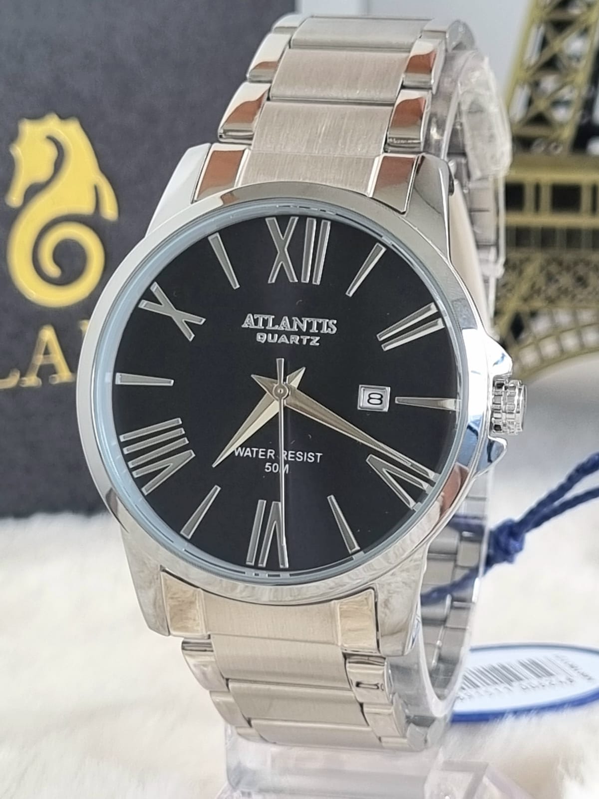 Relógio Masculino Atlantis Prata G3313PP