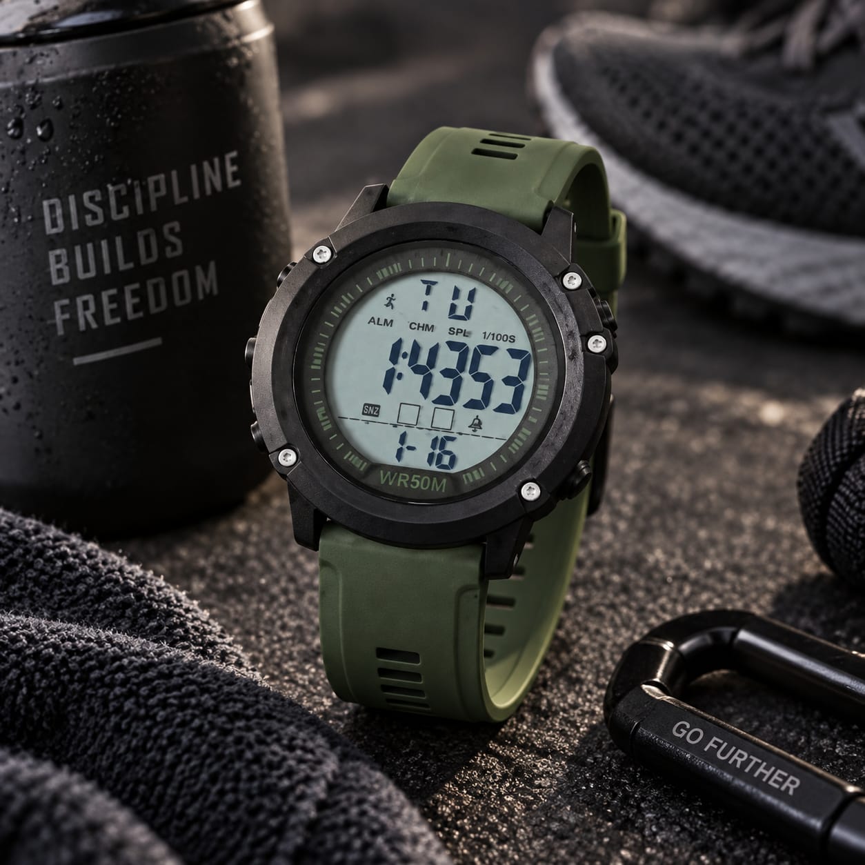 Relógio Masculino Atlantis Silicone A8026