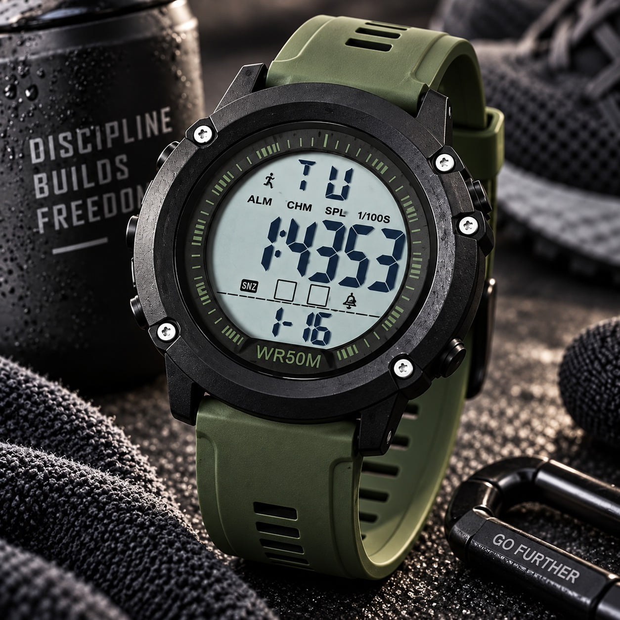 Relógio Masculino Atlantis Silicone A8026