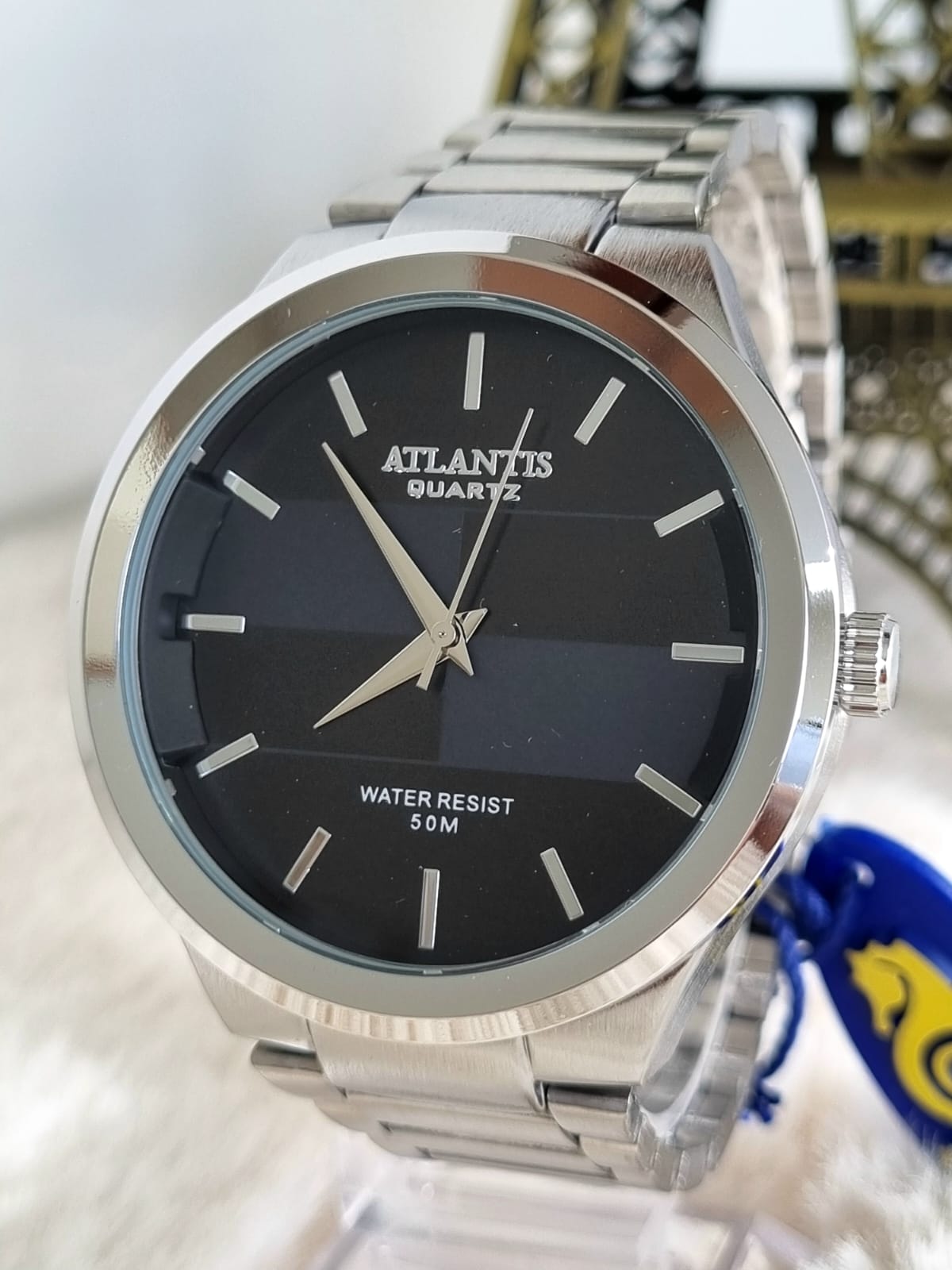 Relógio Prata Atlantis G3247P