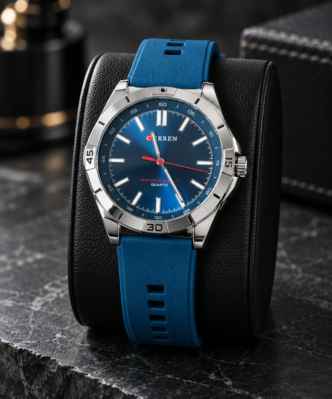 Relógio Masculino Azul Curren 8449
