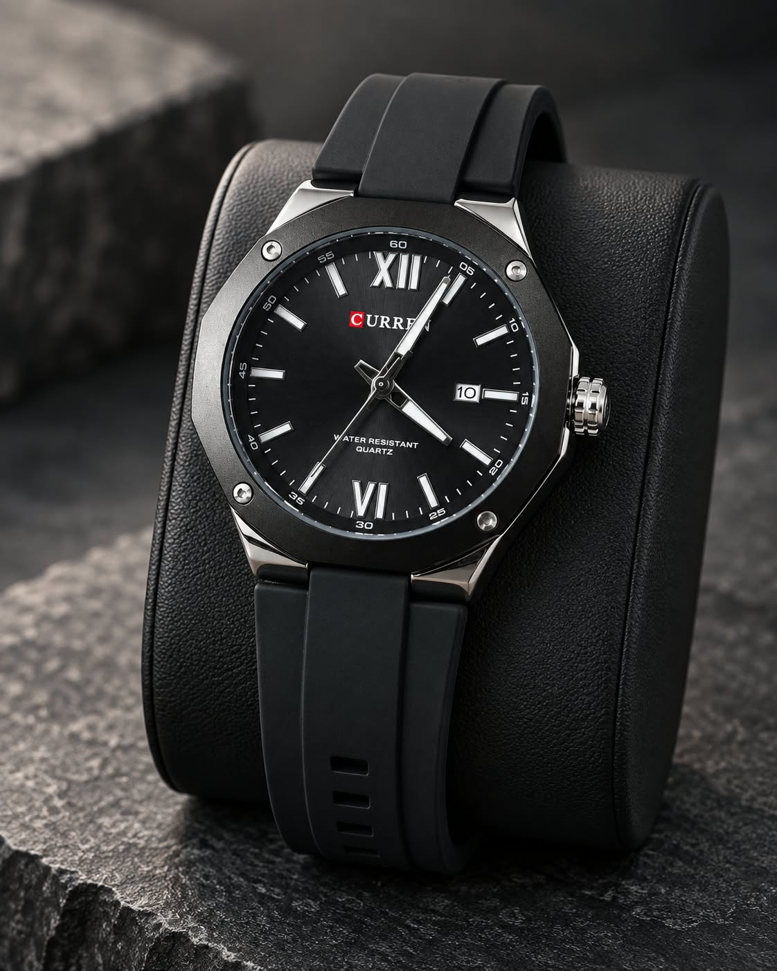 Relógio Masculino Preto Curren 8465