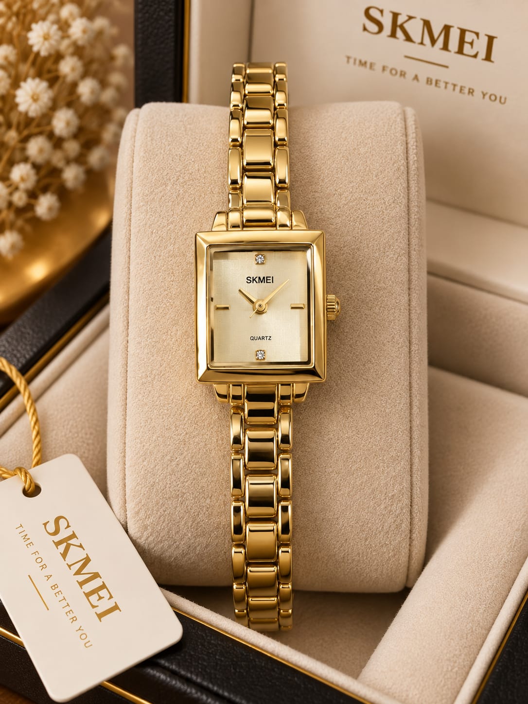 Relógio Feminino Dourado SKMEI 2315ku1