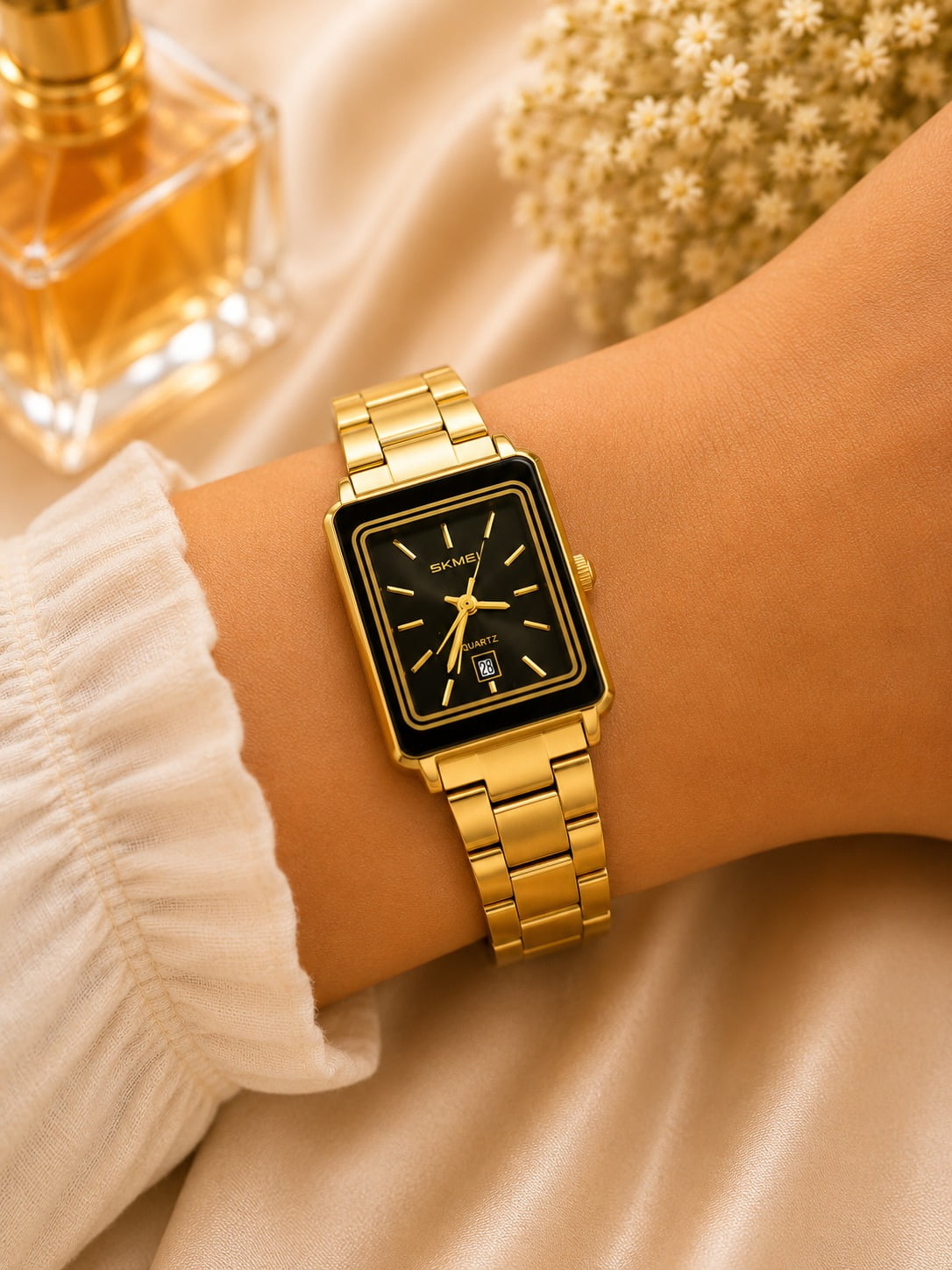 Relógio Feminino Dourado 2566
