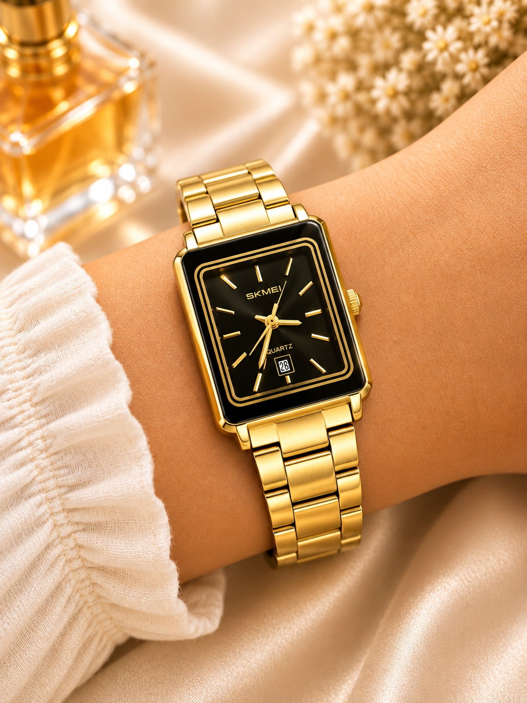 Relógio Feminino Dourado 2566