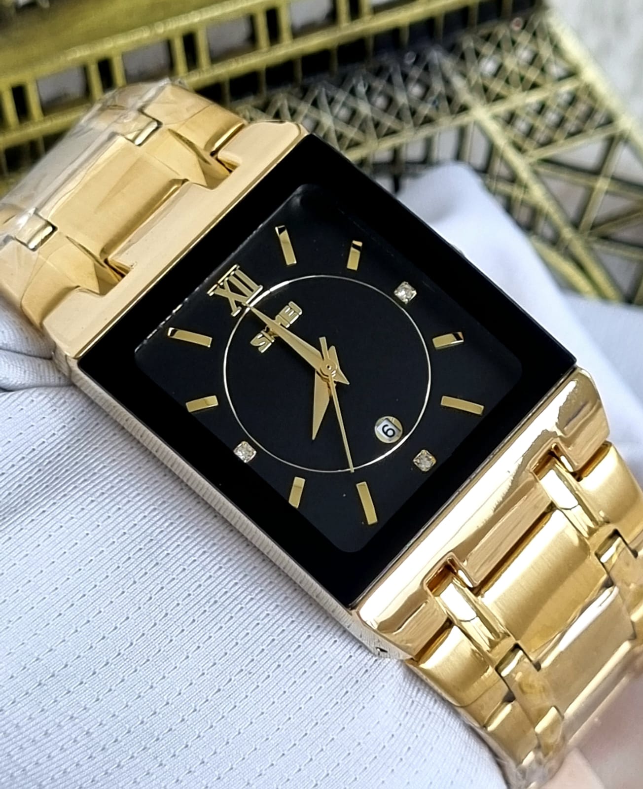 Relógio Feminino Dourado 9263