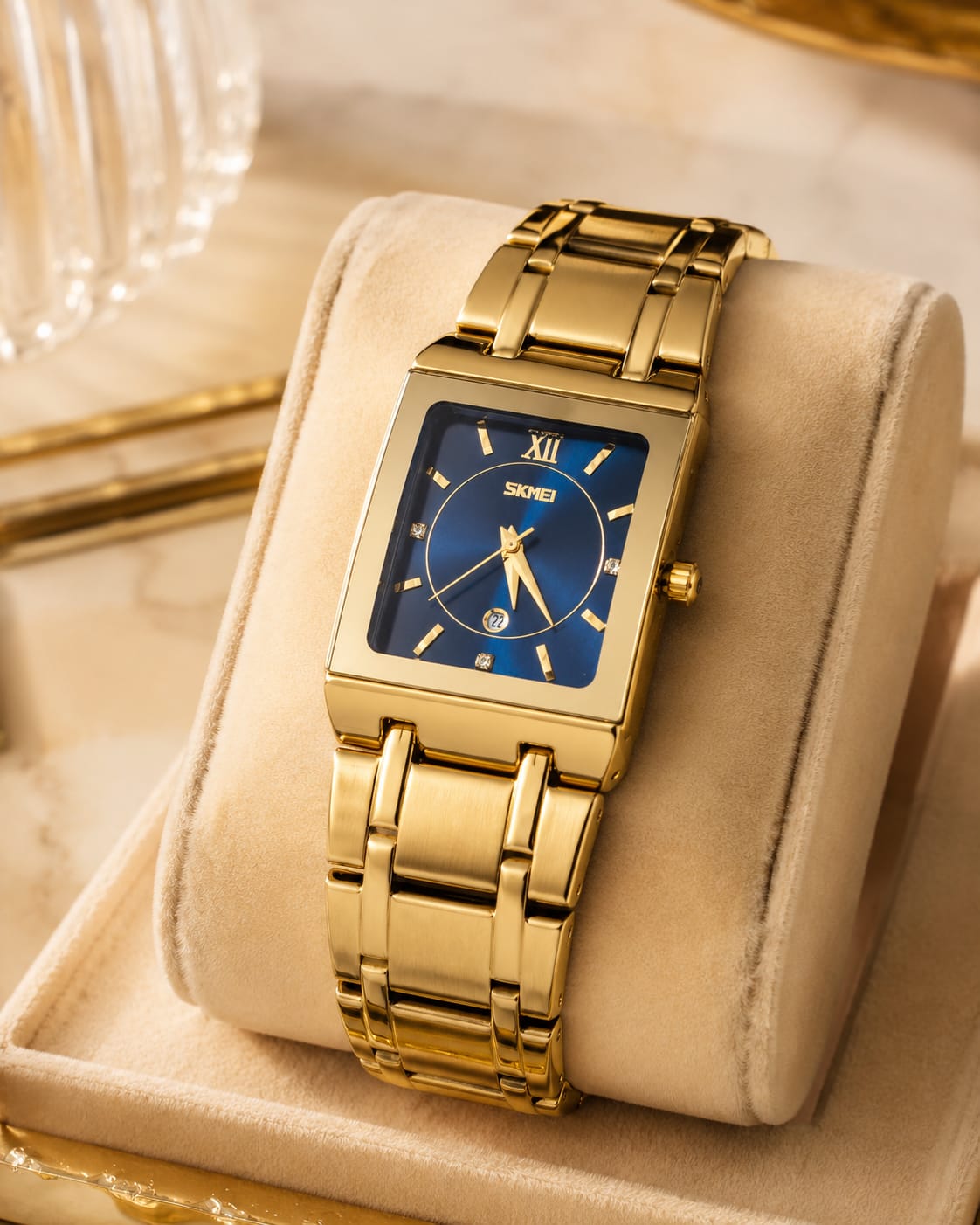 Relógio Feminino Dourado 9263