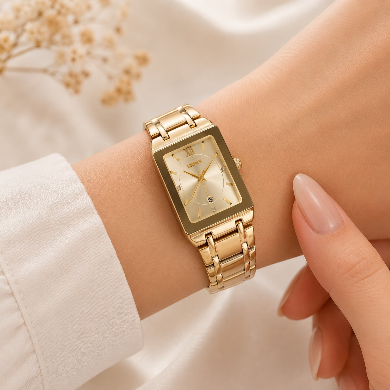 Relógio Feminino Dourado 9263D