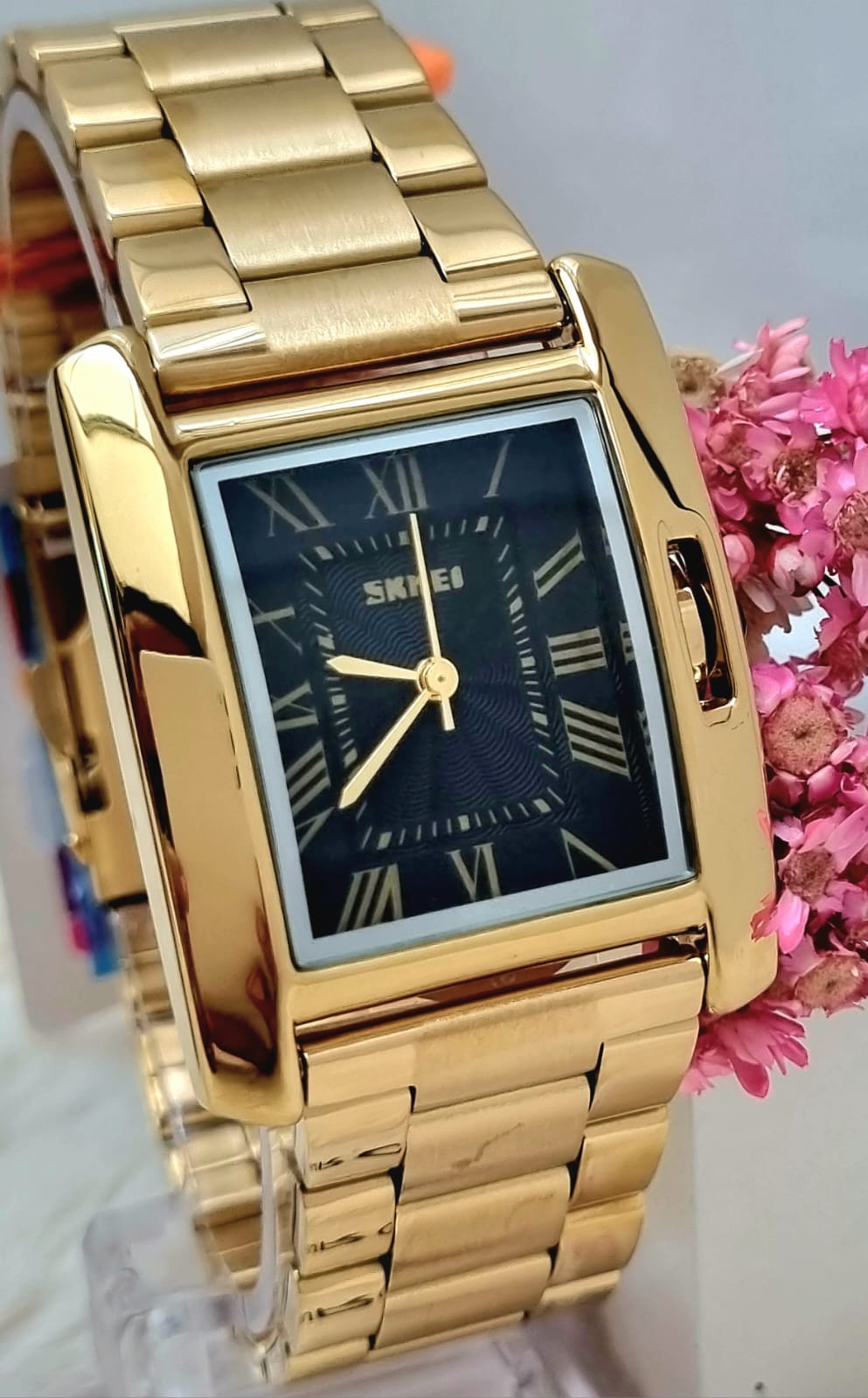 Relógio Feminino Dourado SKMEI 1284