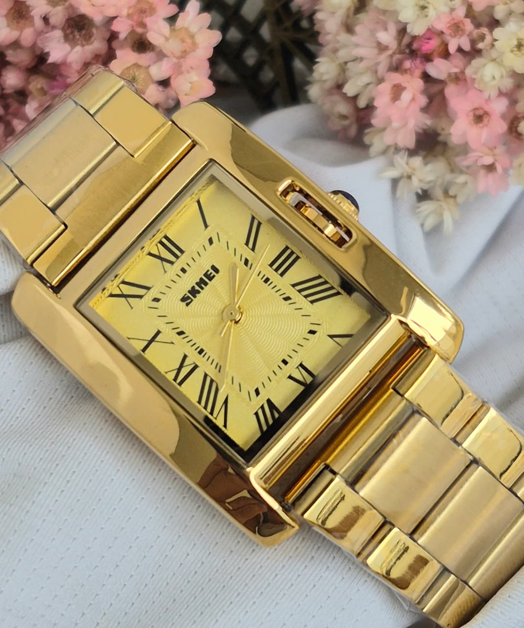 Relógio Feminino Dourado SKMEI 1284D
