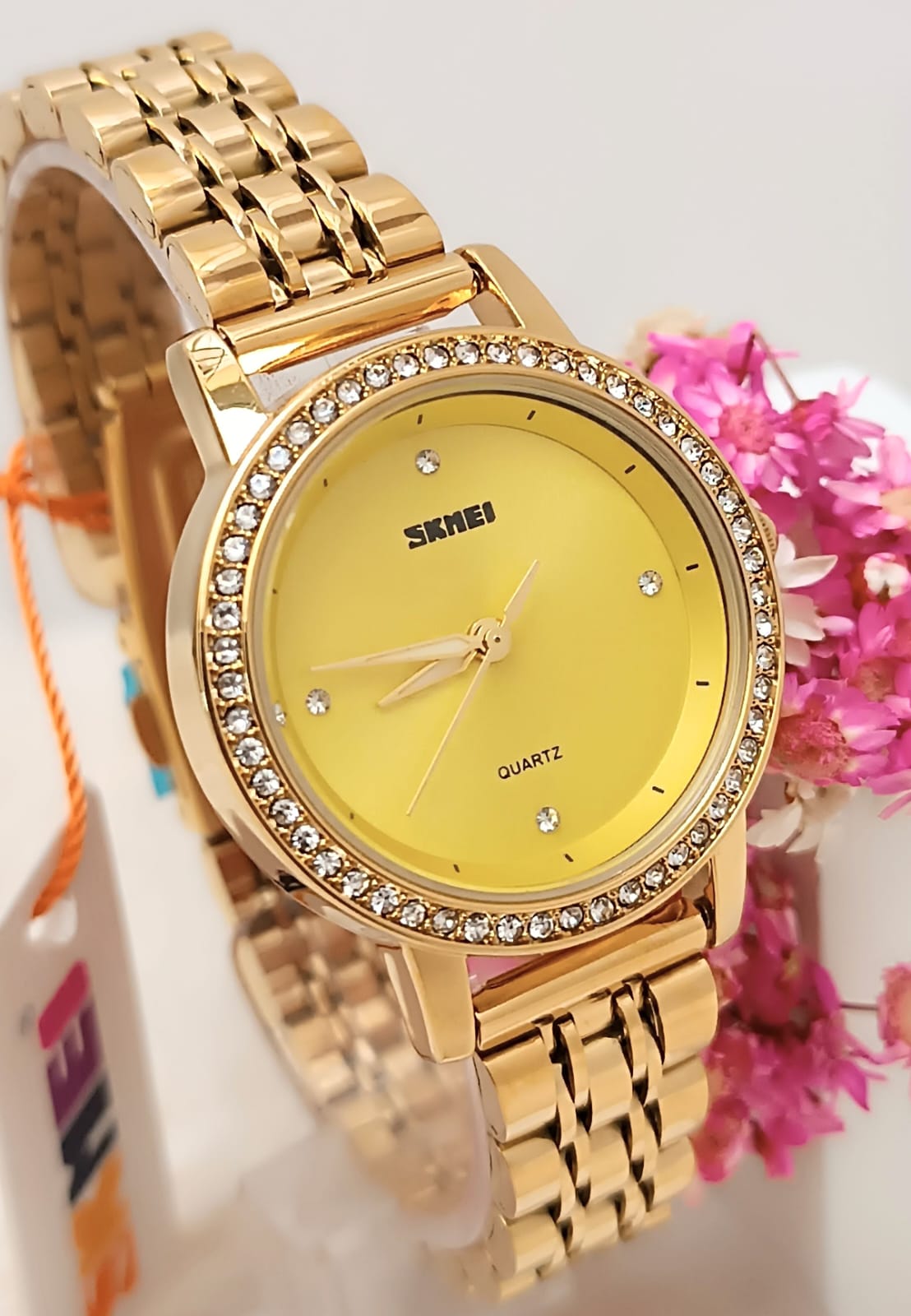 Relógio Feminino Dourado SKMEI 1311