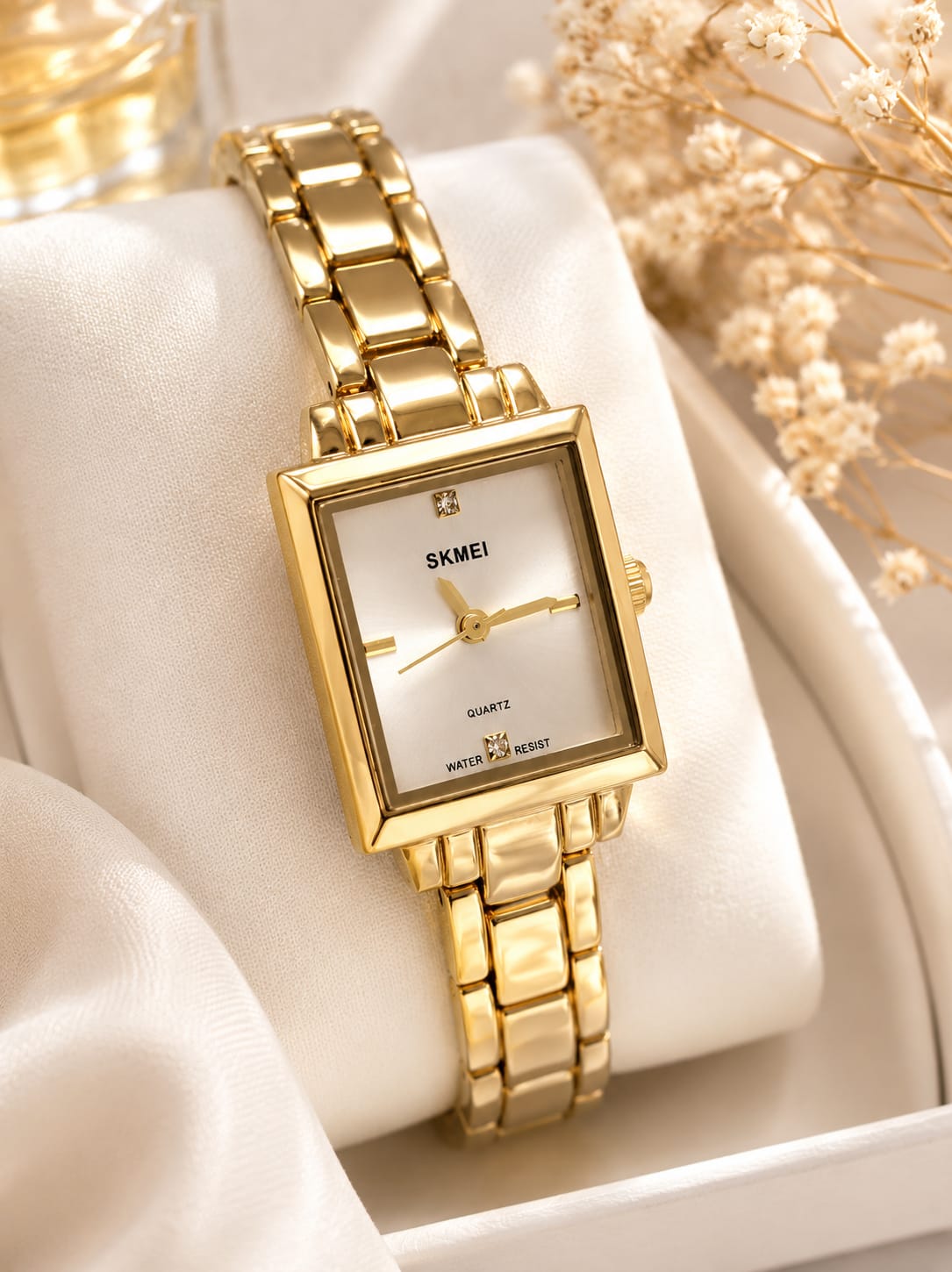 Relógio Feminino Dourado SKMEI 14072