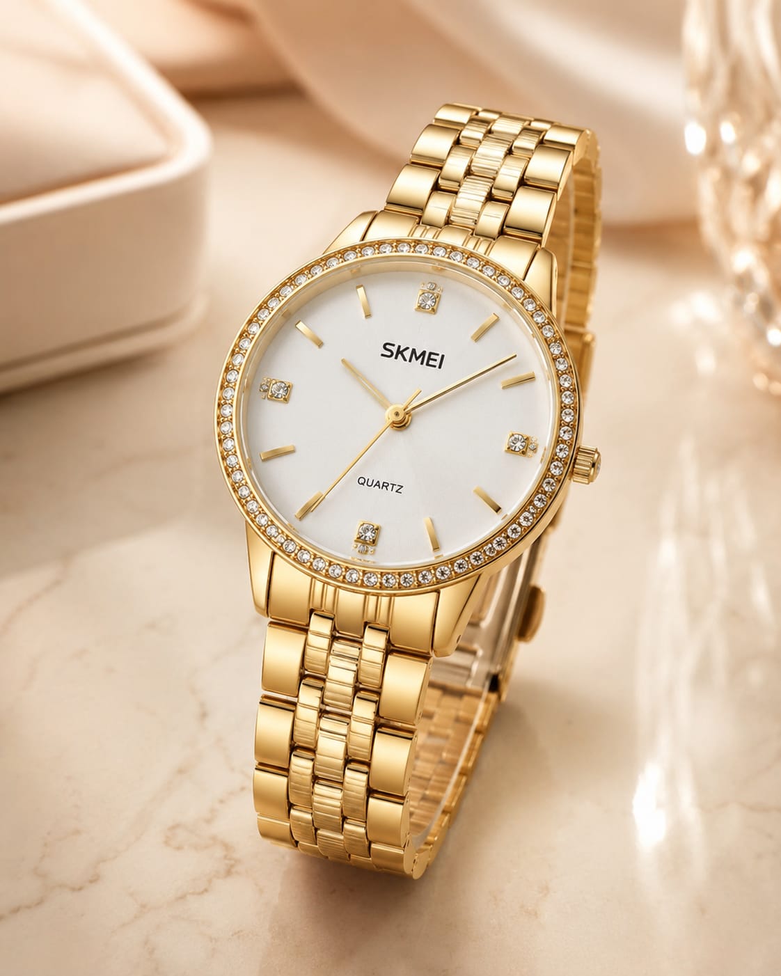 Relógio Feminino Dourado SKMEI 20061