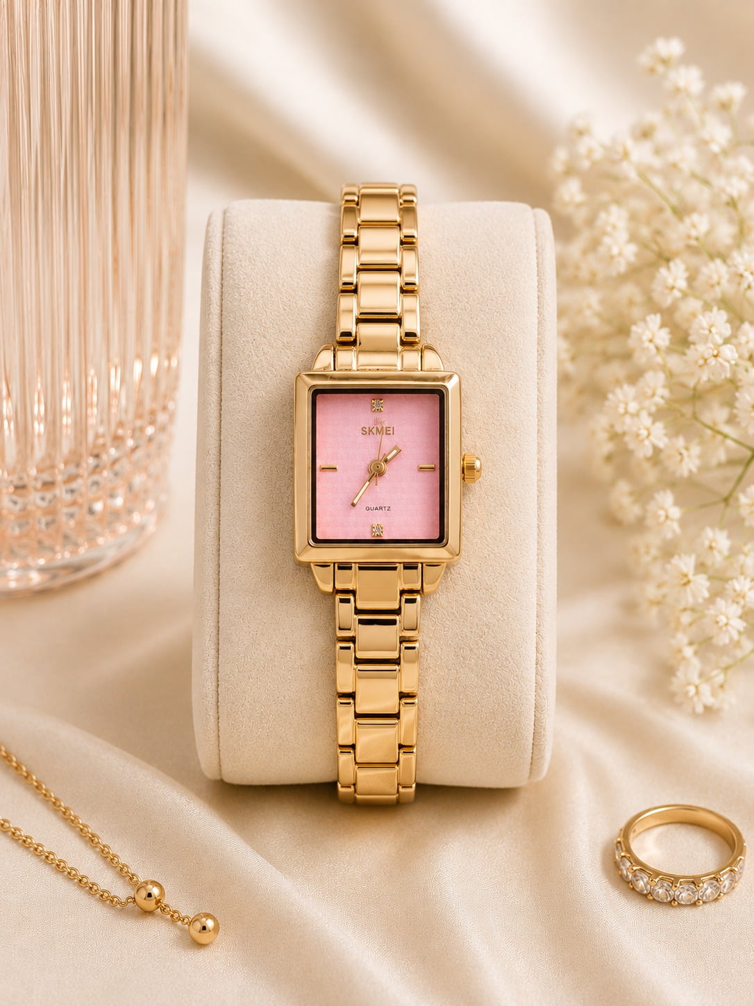 Relógio Feminino Dourado SKMEI 2315