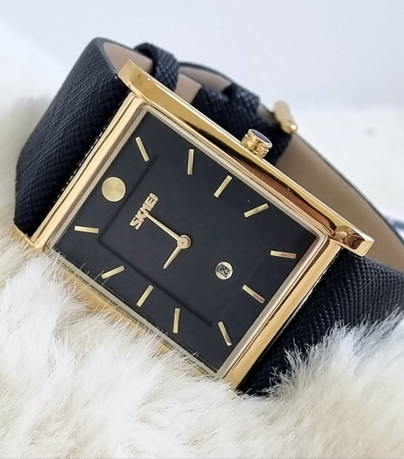 Relógio Masculino Couro Skmei 9256