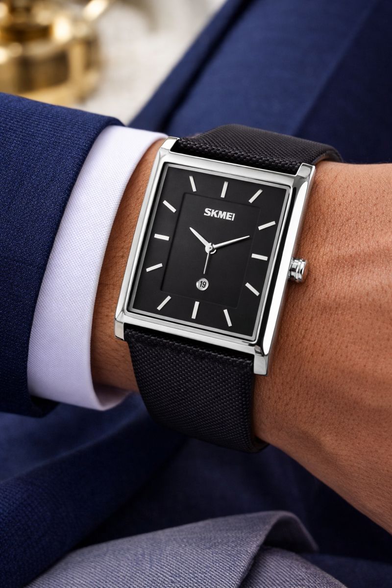 Relógio Masculino Couro Skmei 9256PP