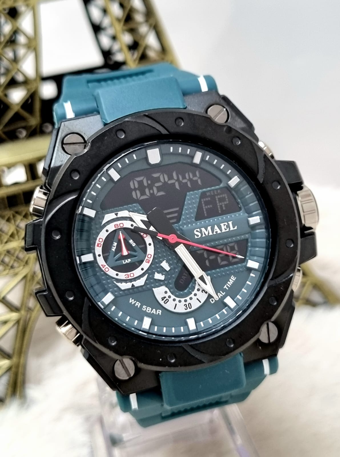 Relógio Masculino Silicone AnaDigi SM8060