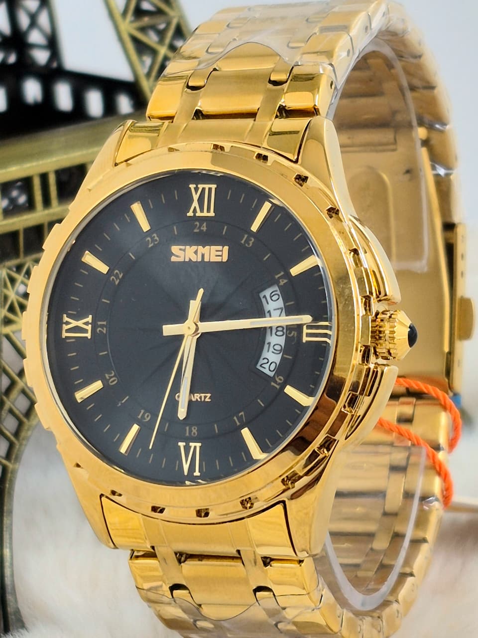 Relógio Masculino SKMEI Banhado a Ouro 9069P