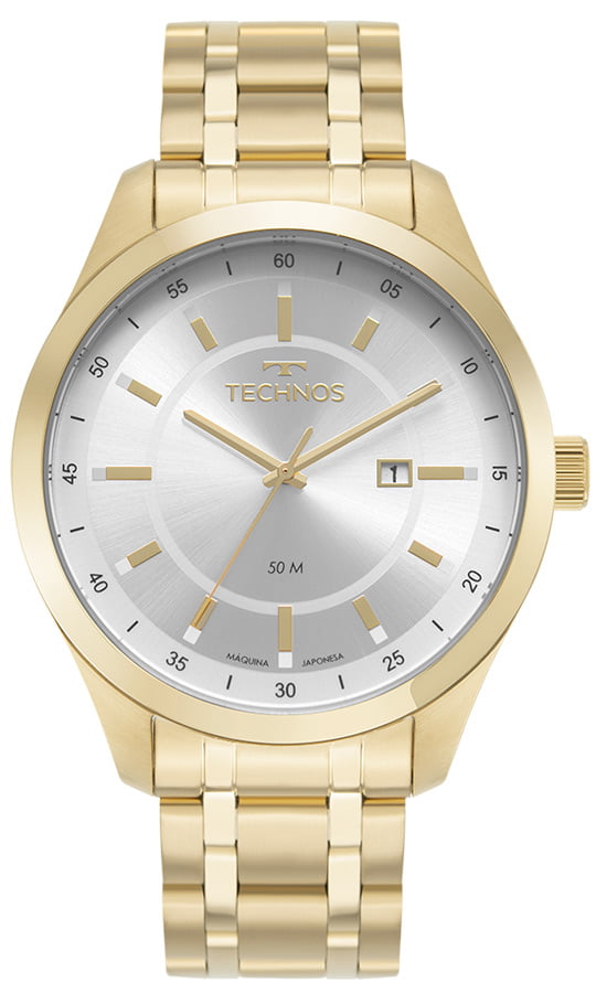 Relogio Masculino Technos Dourado 2115NAV/1D