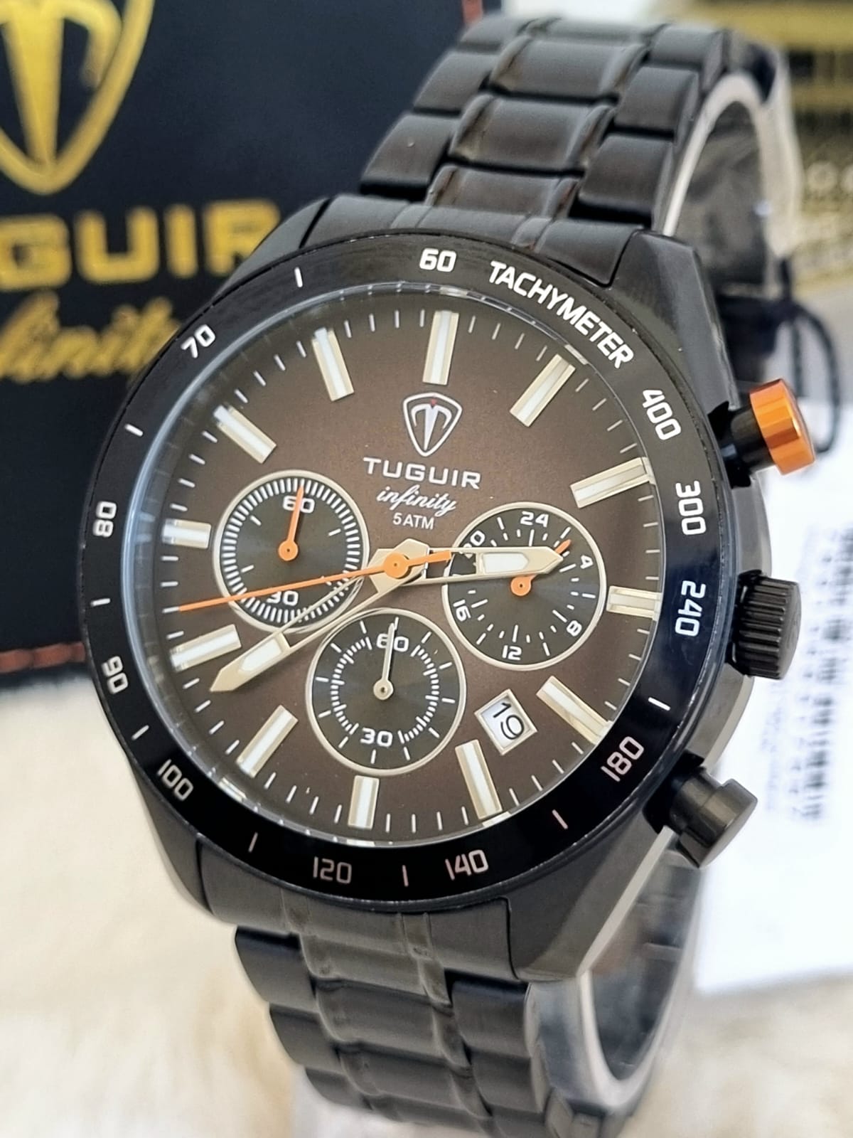 Relógio Masculino em Aço Tuguir Infinity  TGI37119