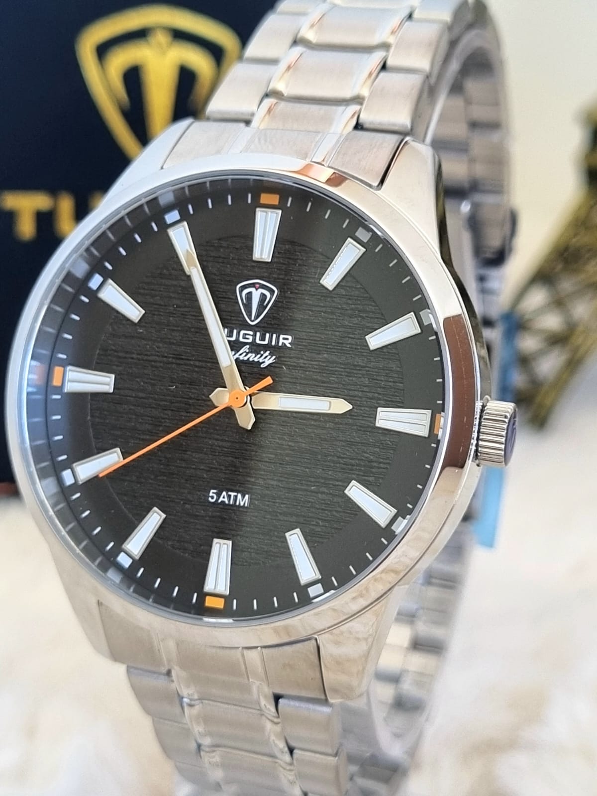 Relógio Masculino em Aço Tuguir Infinity TGI37130