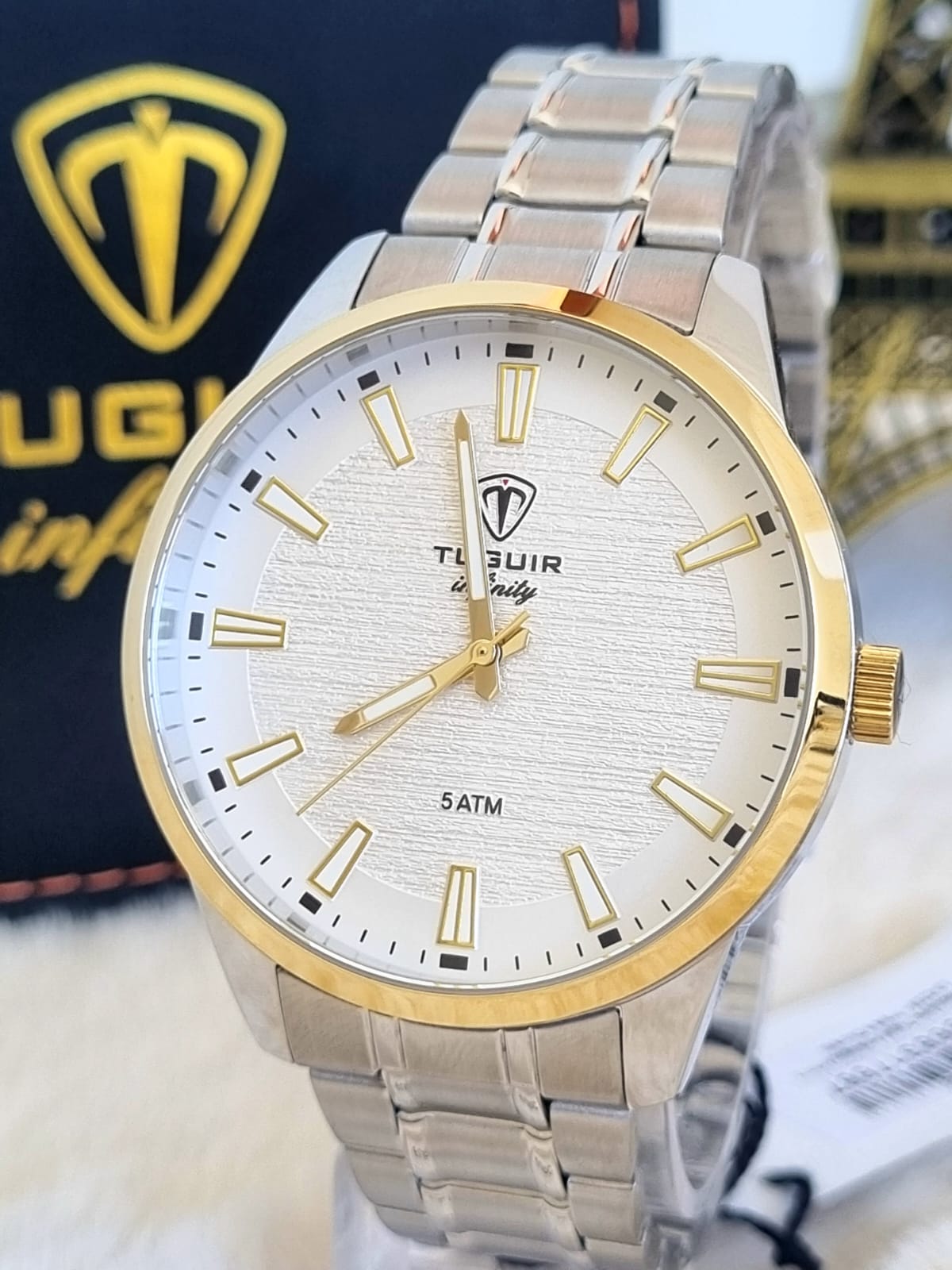 Relógio Masculino em Aço Tuguir Infinity TGI37132