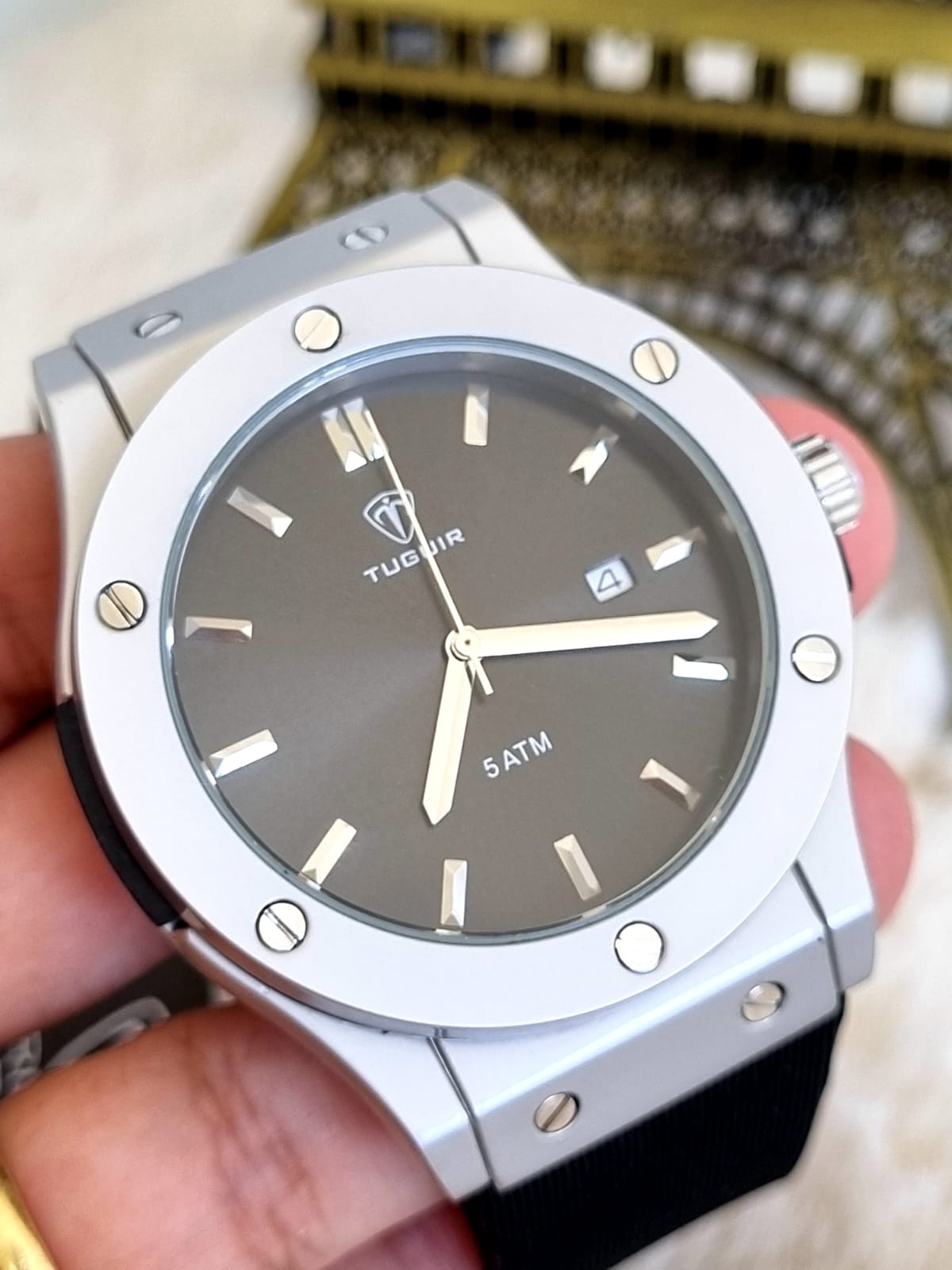 Relógio Masculino Silicone Tuguir TG30436