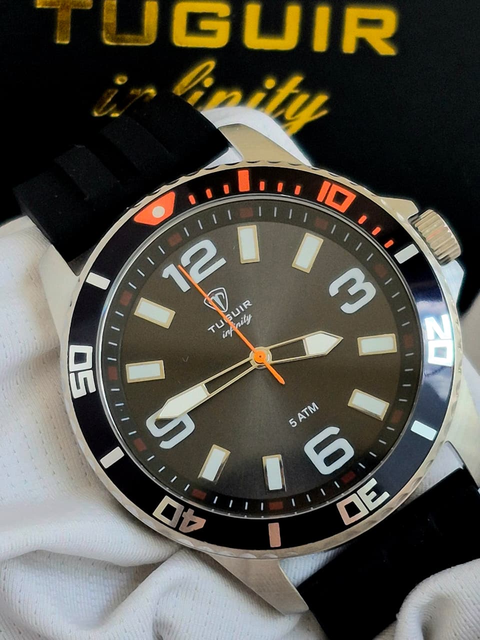 Relógio no Atacado Masculino Caixa em Aço Tuguir