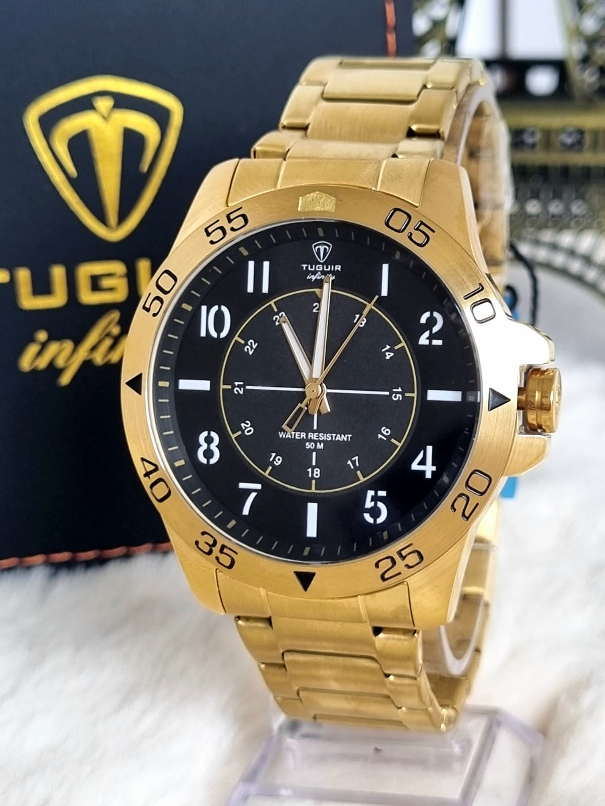 Relógio no Atacado Masculino Caixa em Aço Tuguir