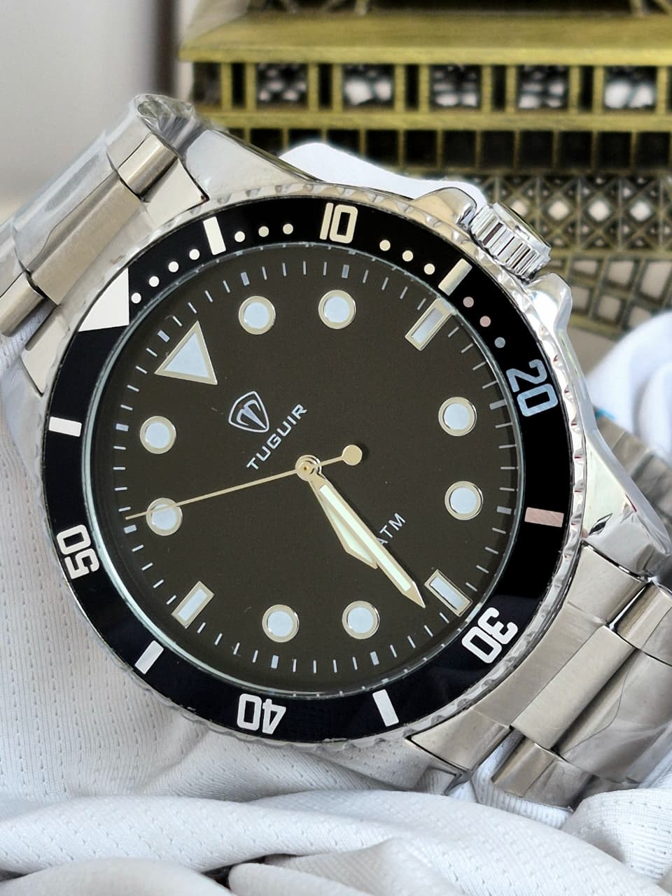 Relógio Atacado Tuguir Masculino Prata