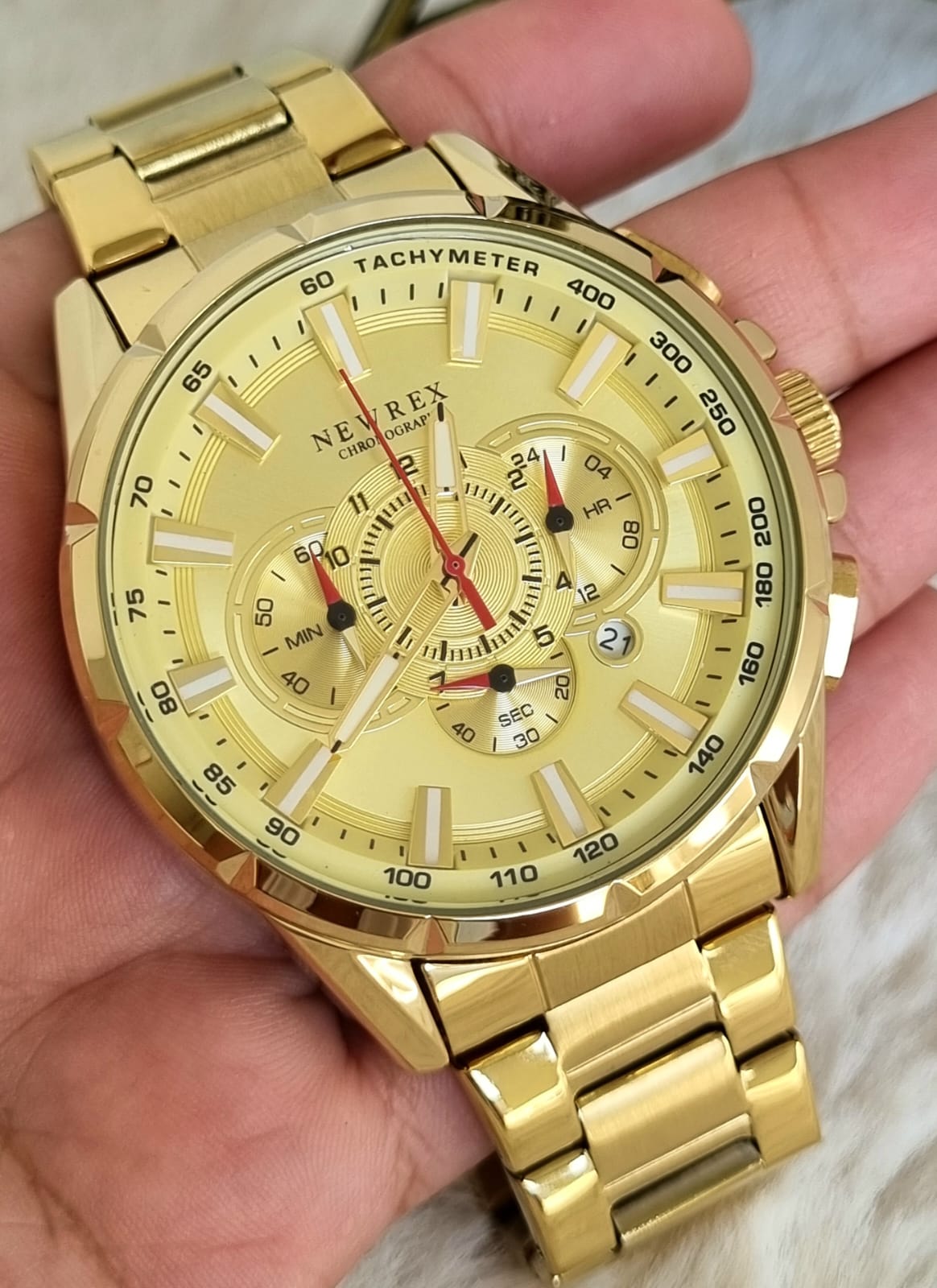 Relógio Cronógrafo Newrex 6028D