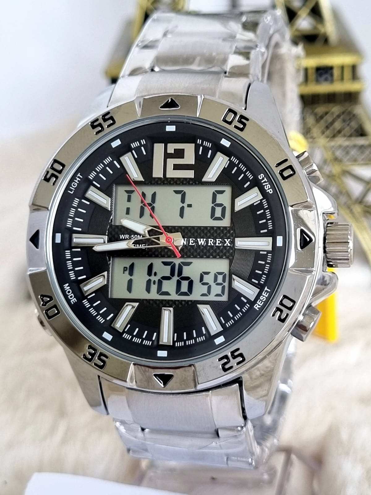 Relógio Cronógrafo Newrex KT1885