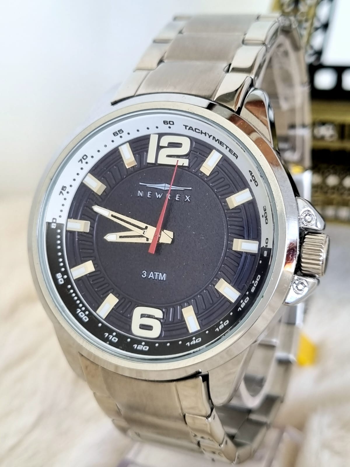 Relógio Masculino Newrex Prata GM6004
