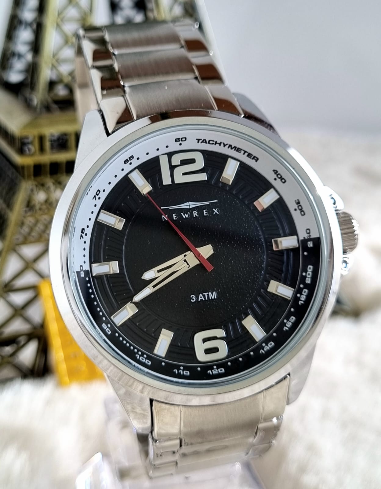 Relógio Masculino Newrex Prata GM6004P