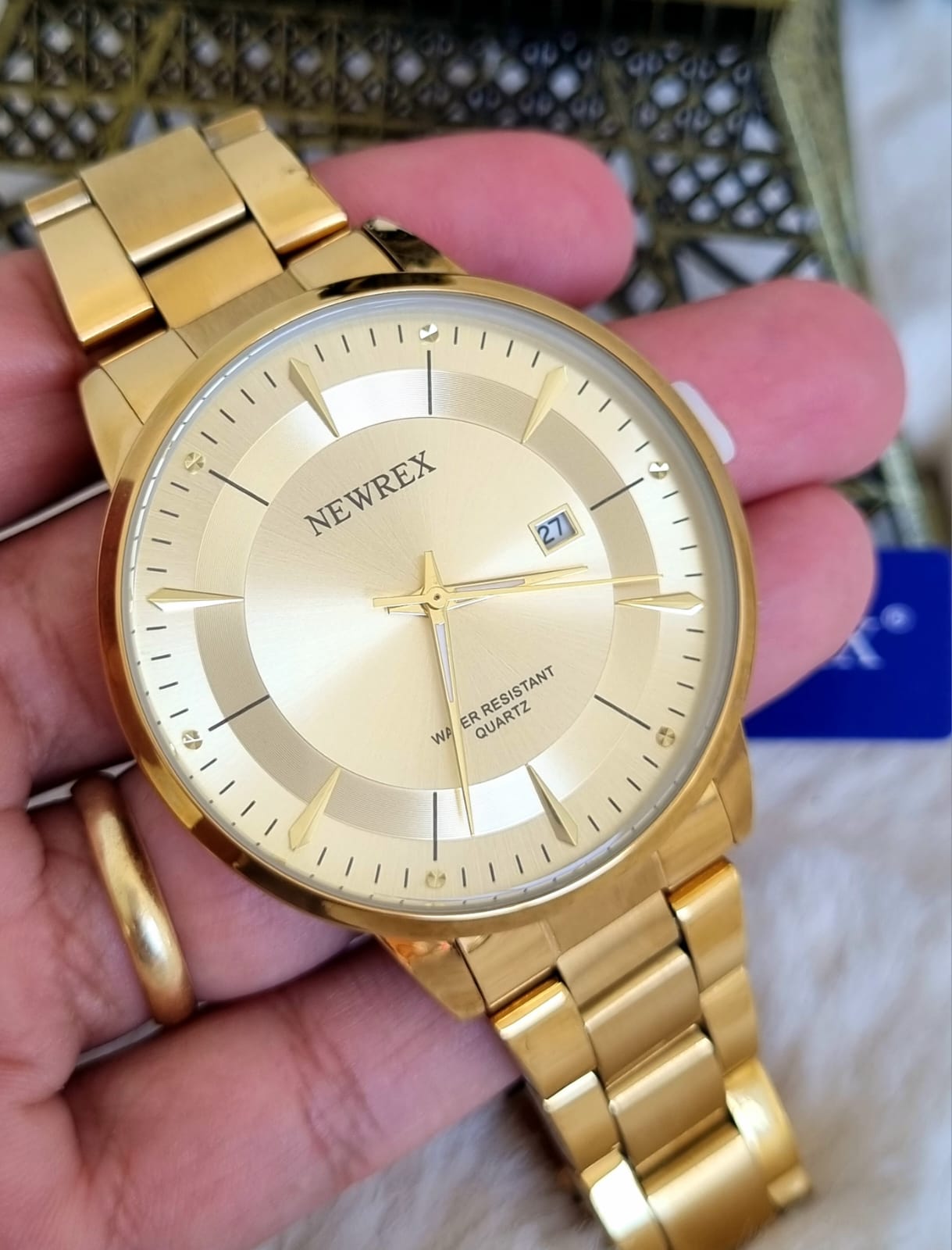 Relógio Newrex Dourado W5227GD
