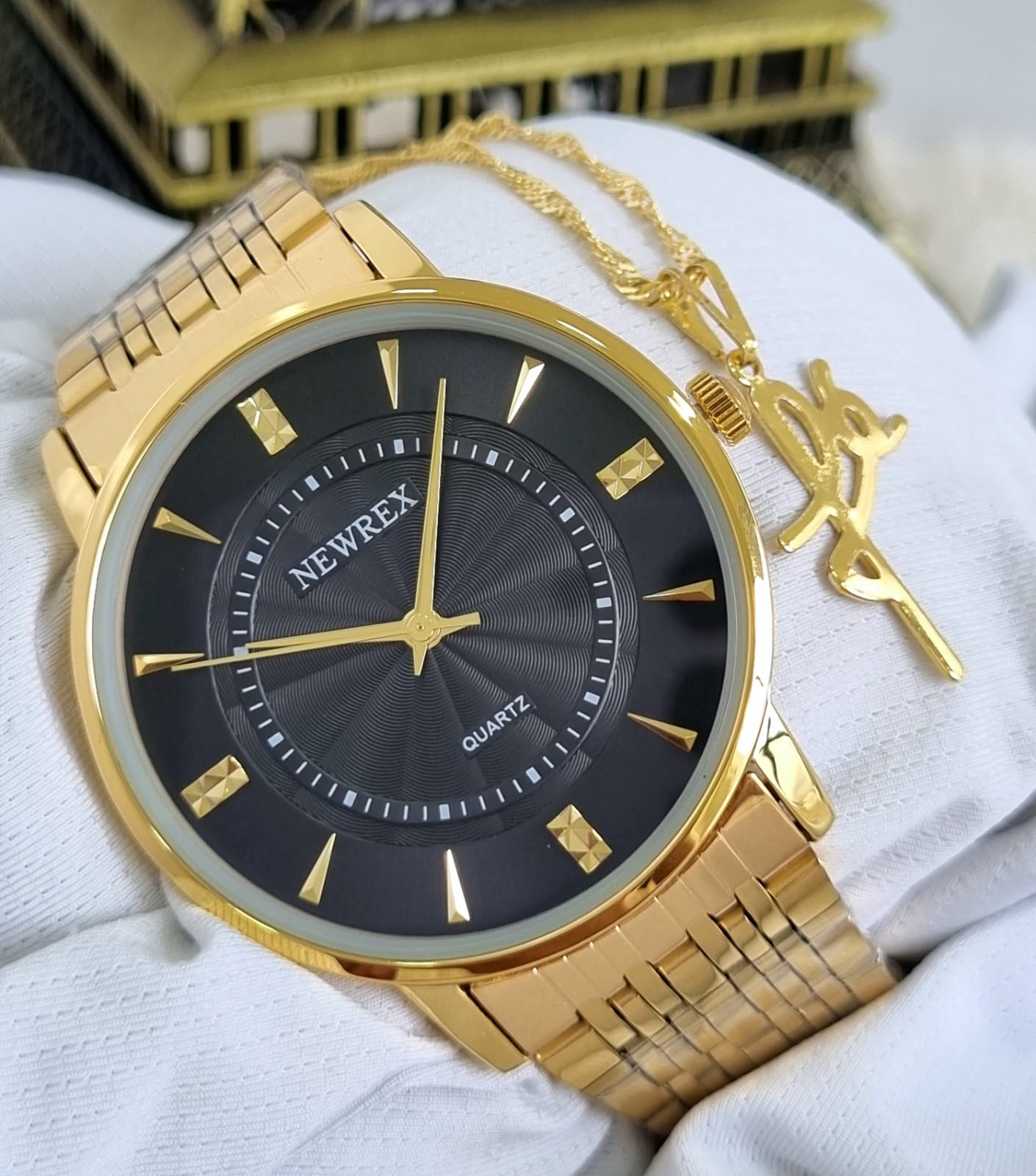 Relógio Newrex Feminino Dourado W1665GK1