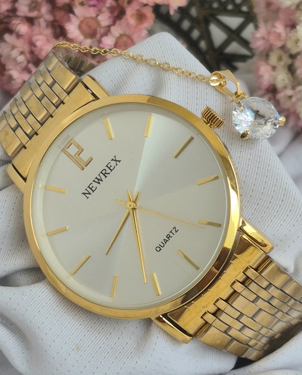 Relógio Newrex Feminino Dourado W1666GK2