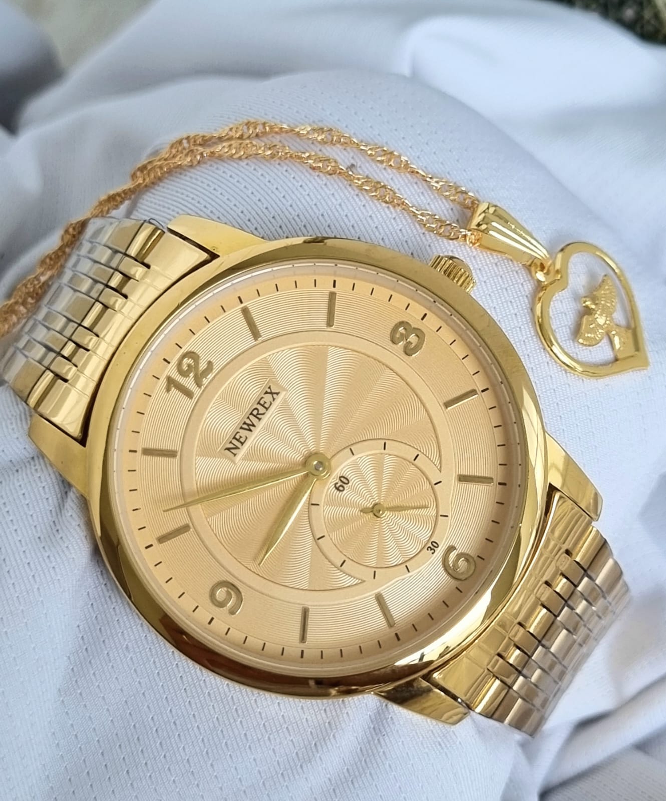 Relógio Newrex Feminino Dourado W1671GK3