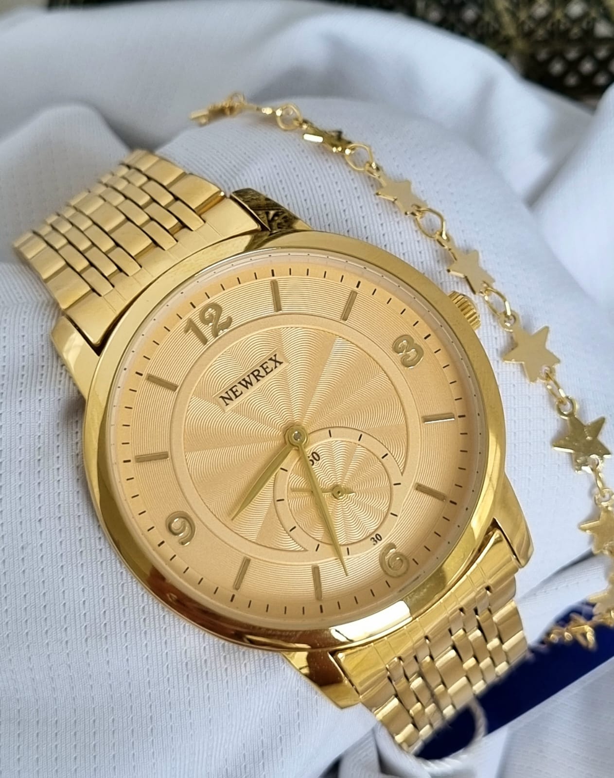 Relógio Newrex Feminino Dourado W1671GK5