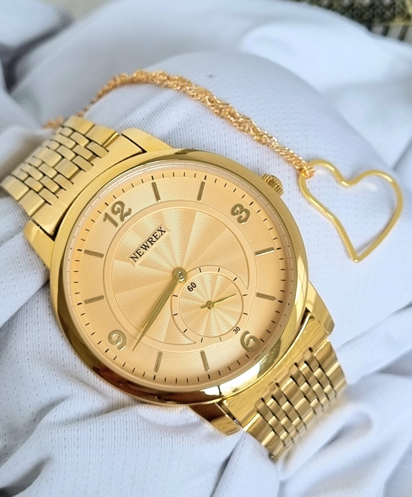Relógio Newrex Feminino Dourado W1671GK7